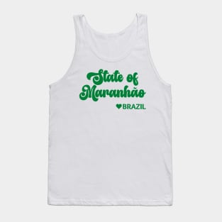 State of Maranhão: Eu amo o Brasil - I love Brazil Tank Top